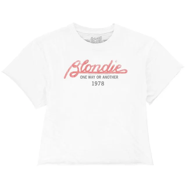 Blondie One Way Or Another '78 Cotton Crop Slub Tee
