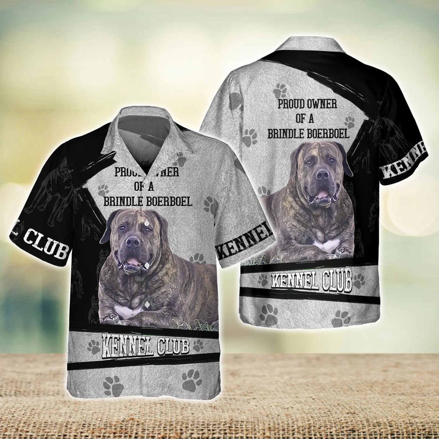 Brindle Boerboel Never Walk Alone 3D Full Print Shirts, Shirt For Dog Lovers, Dog Memorial Gifts for loss of Dog