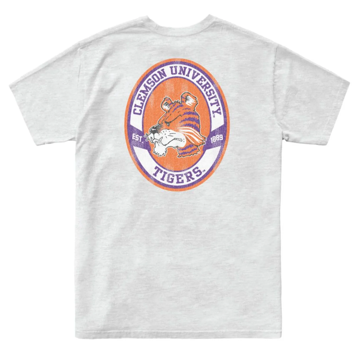 Clemson Tigers 100% Cotton Slub Tee