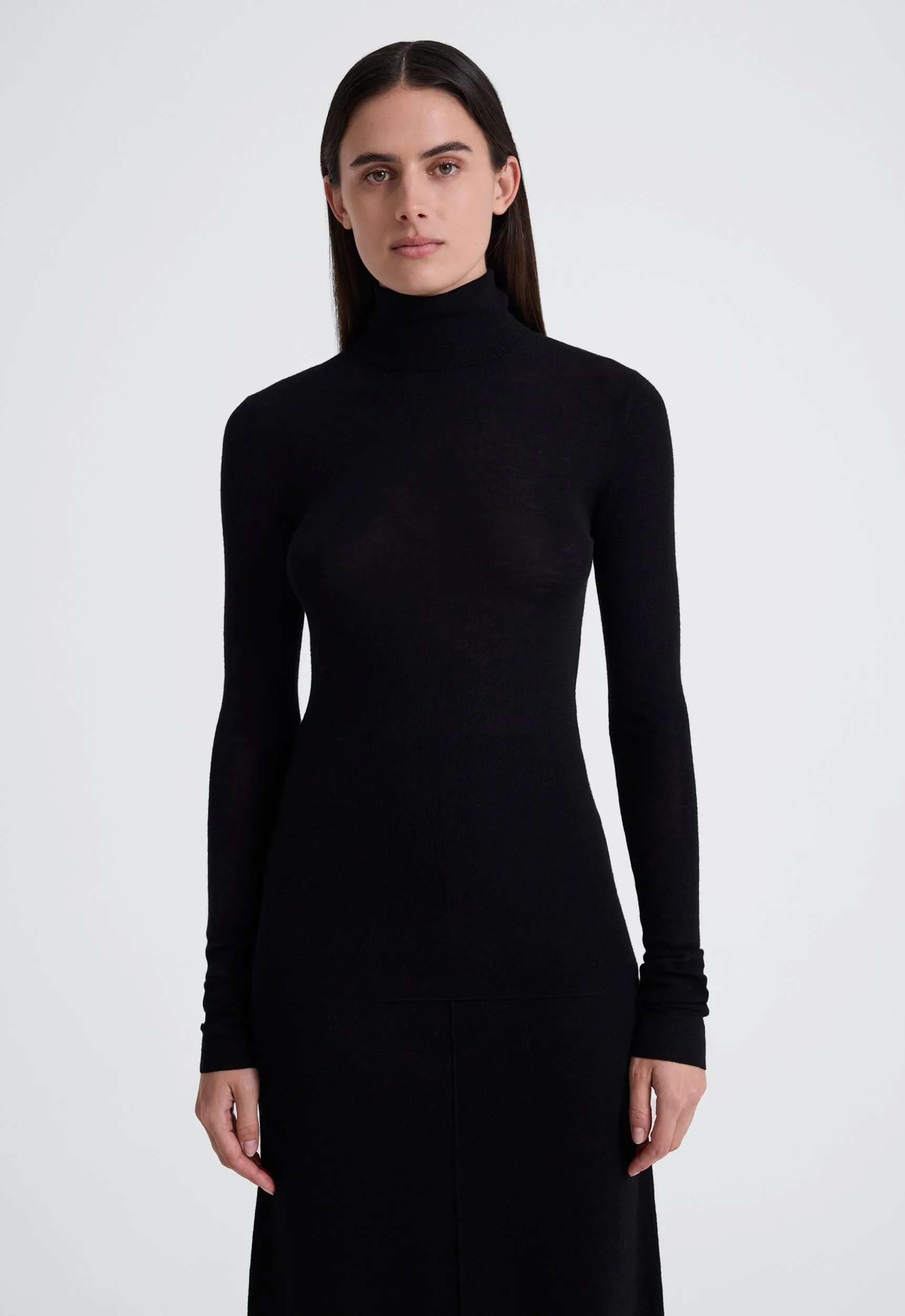 Cube Wool Sweater - Black