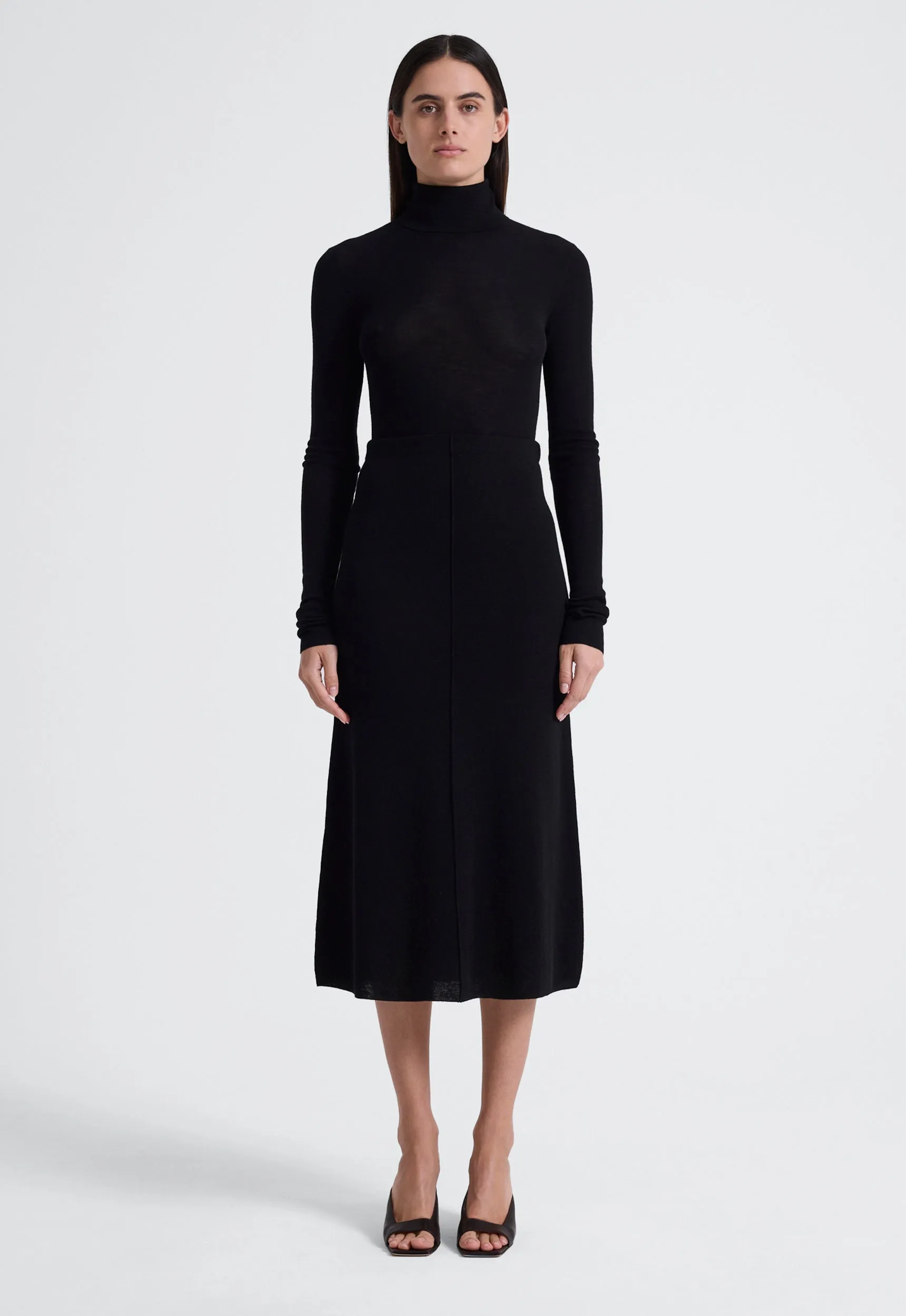 Cube Wool Sweater - Black