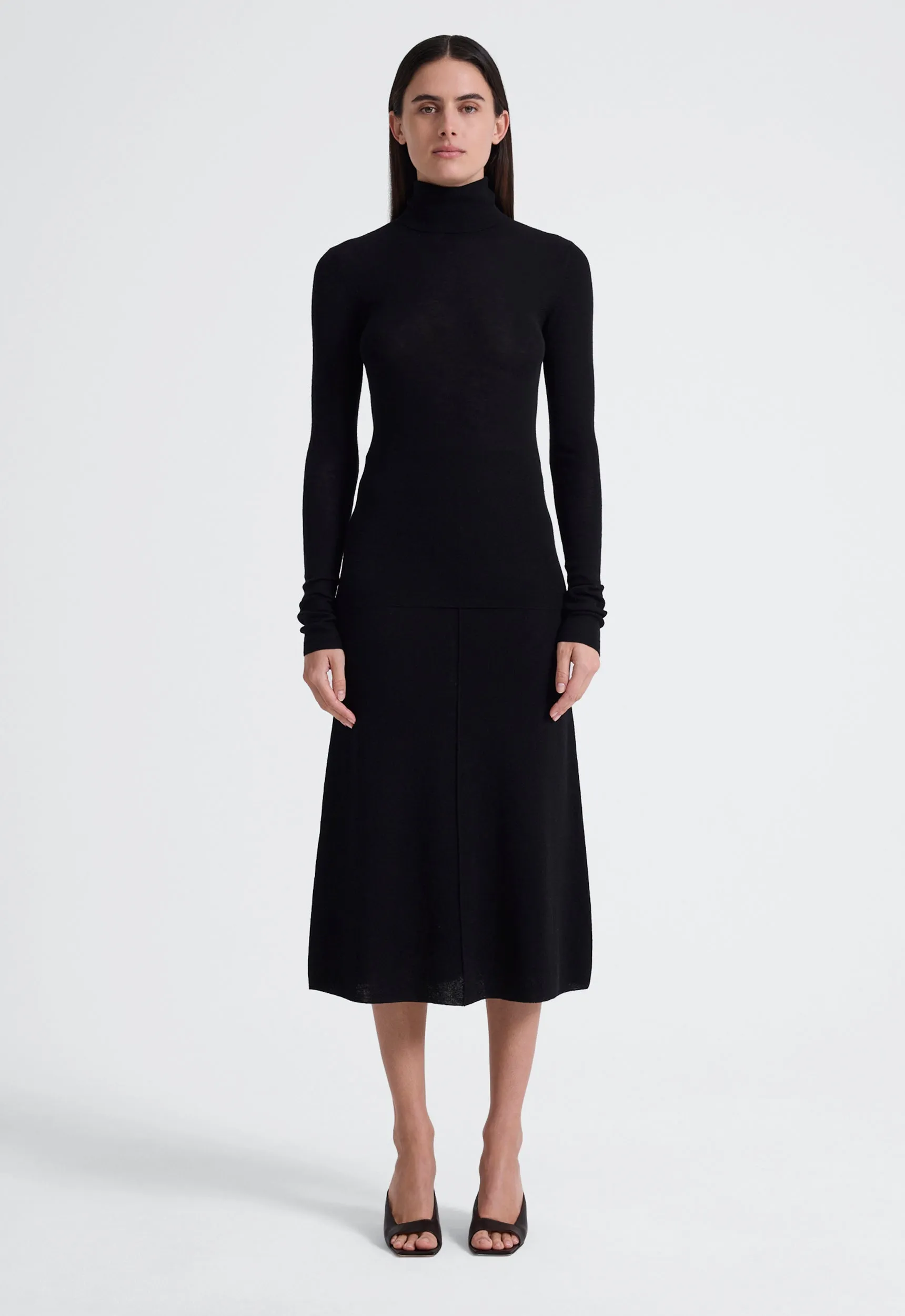 Cube Wool Sweater - Black