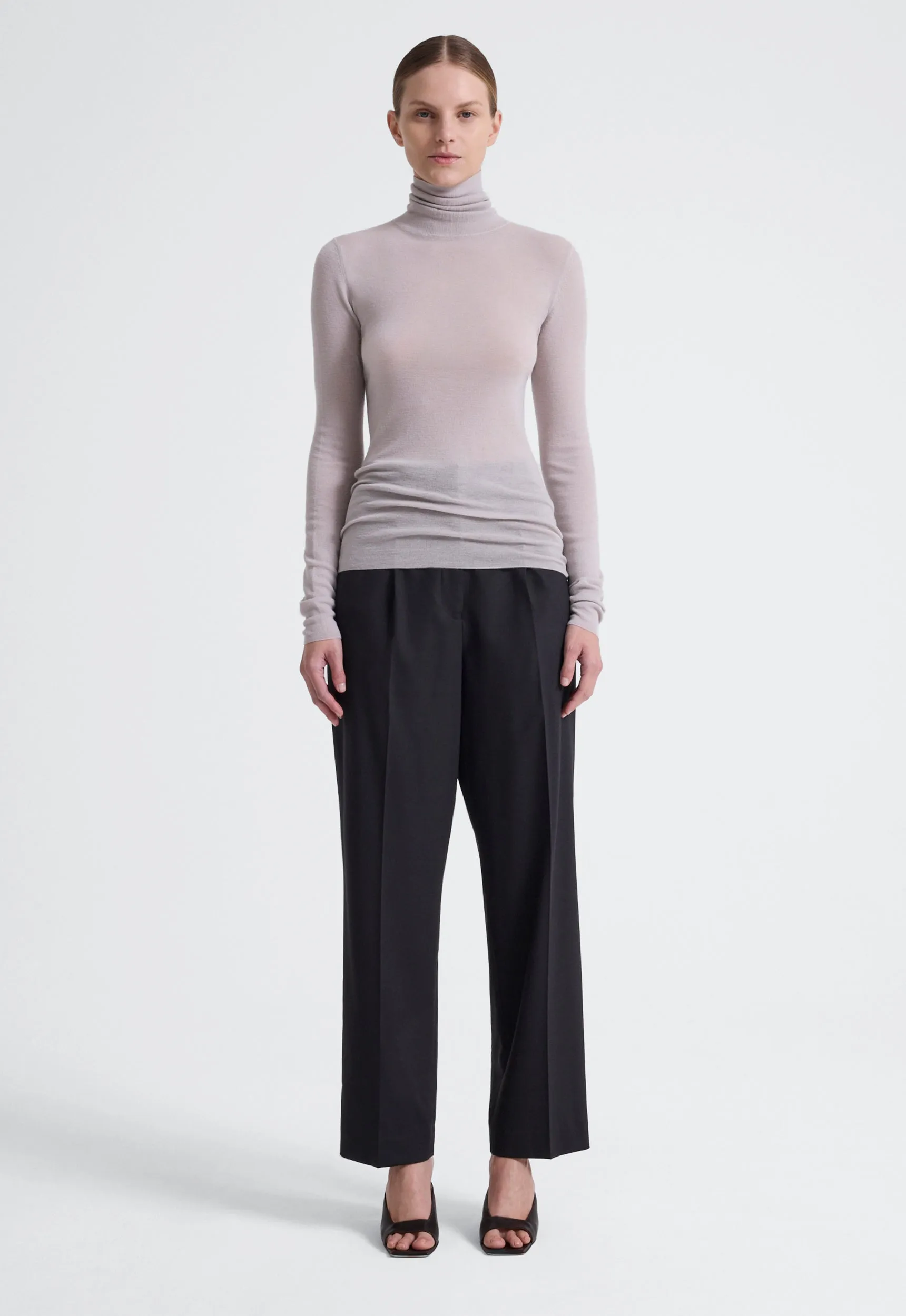 Cube Wool Sweater - Pearl