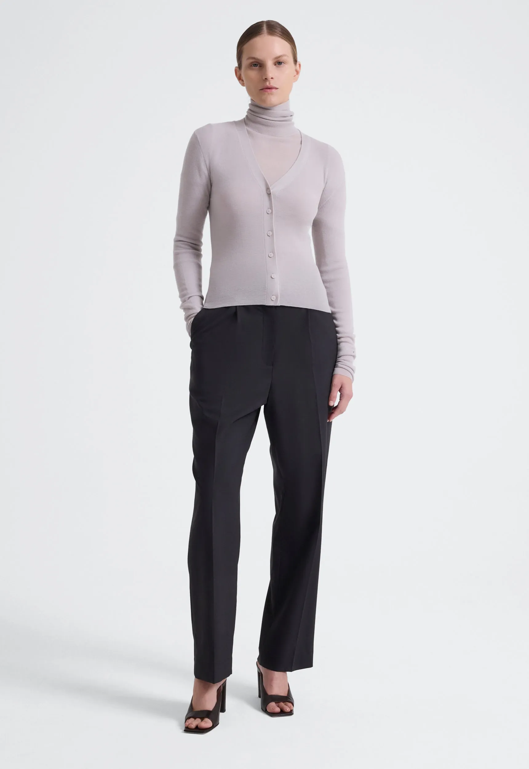Cube Wool Sweater - Pearl