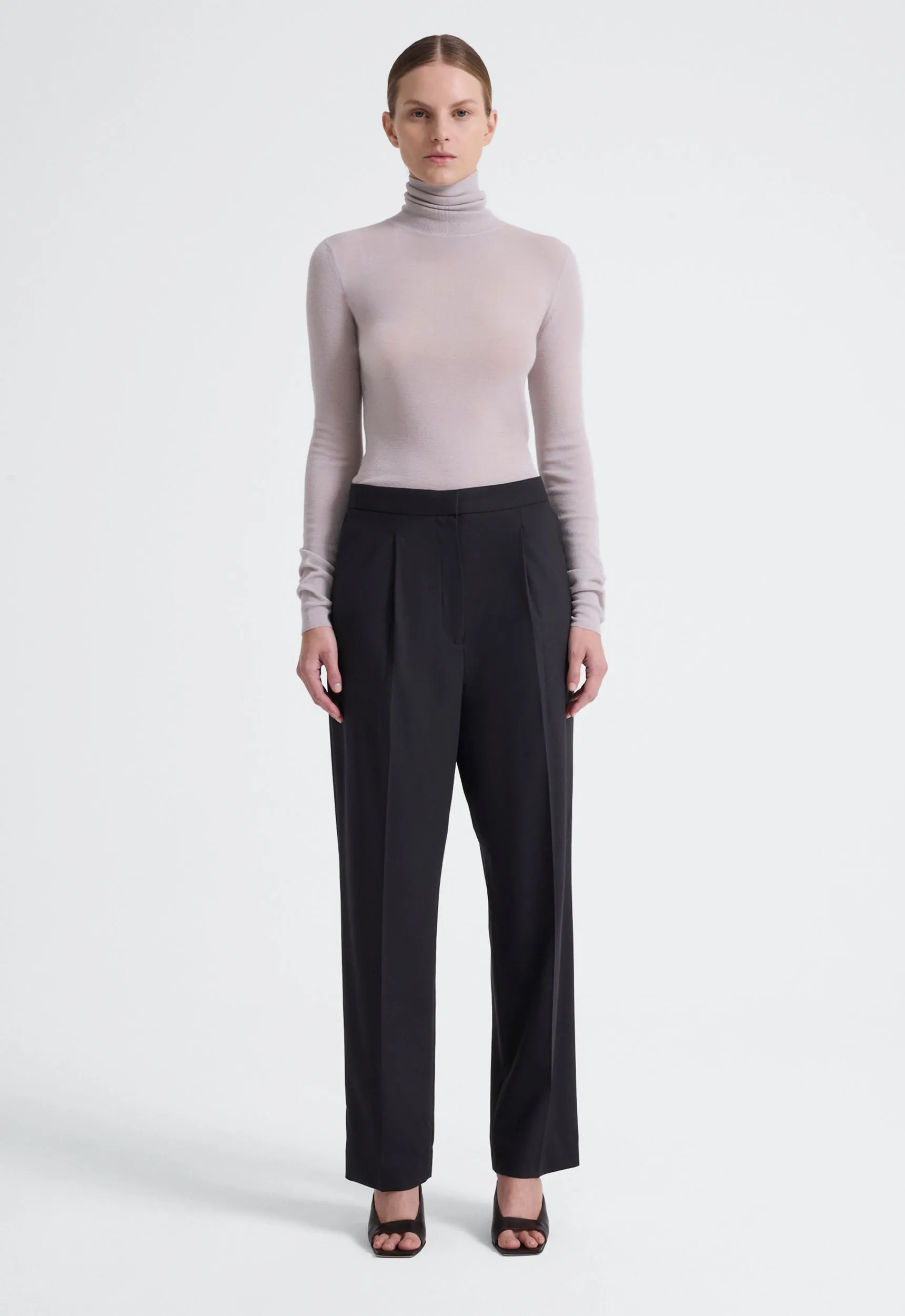 Cube Wool Sweater - Pearl