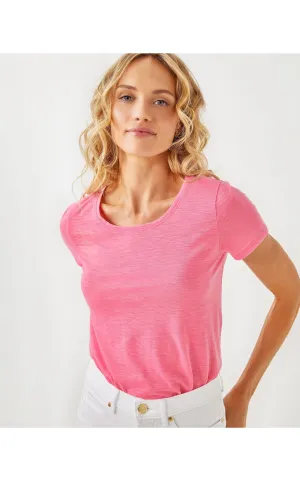 Etta Scoopneck Top Rousseau Pink
