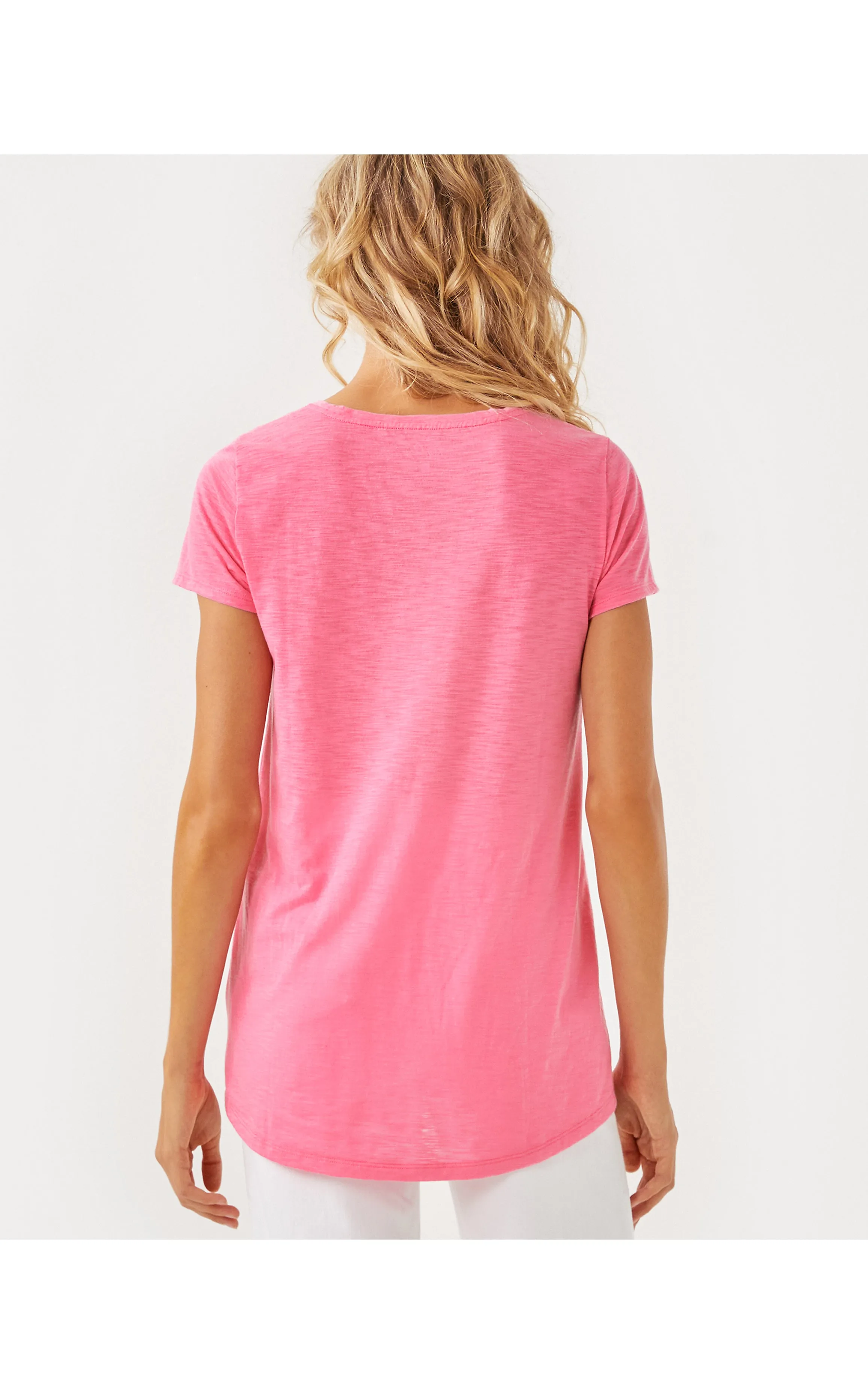 Etta Scoopneck Top Rousseau Pink