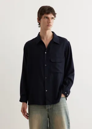 Flat Bottom Wool Shirt