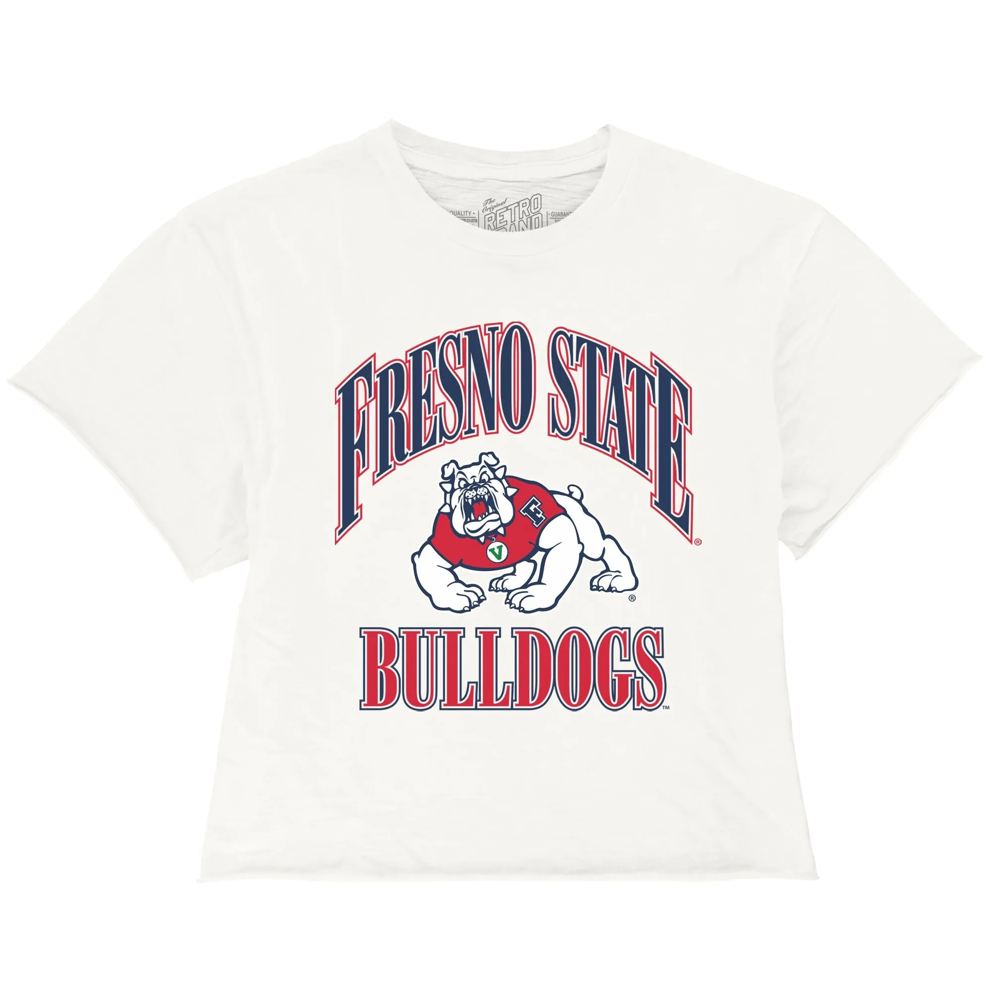 Fresno State Bulldogs  100% Cotton Crop Slub Tee