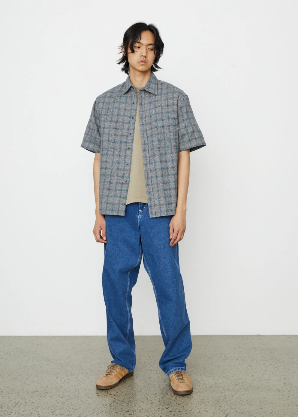Japan Short-Sleeve Plaid Shirt