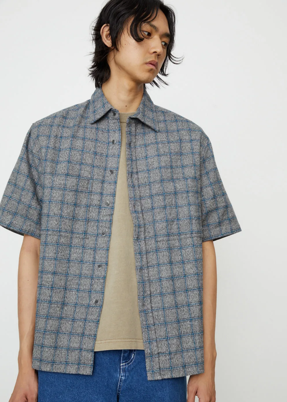 Japan Short-Sleeve Plaid Shirt