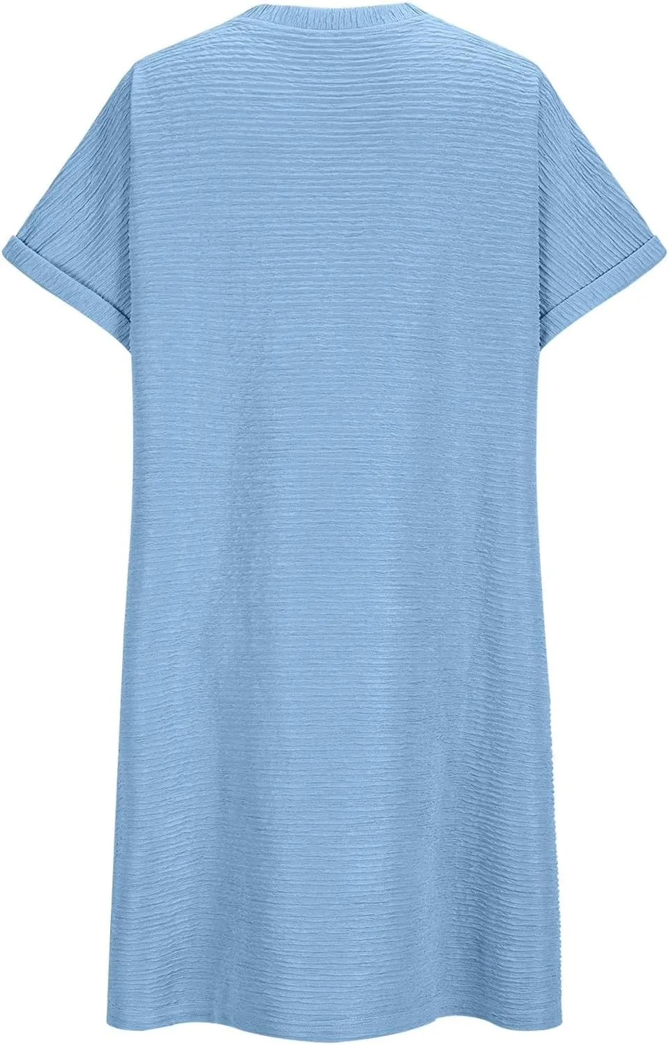JOAU Women's Casual Summer Short Sleeve T Shirt Dress Loose Beach Mini Dresses Travel Vacation Clothes with Pockets 2025
