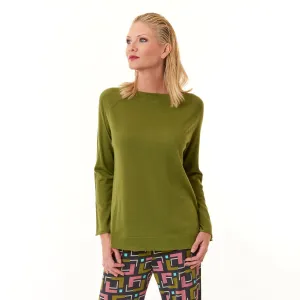 Maliparmi, superfine Wool, Bateau Neck Sweater- Italian Designer Collection
