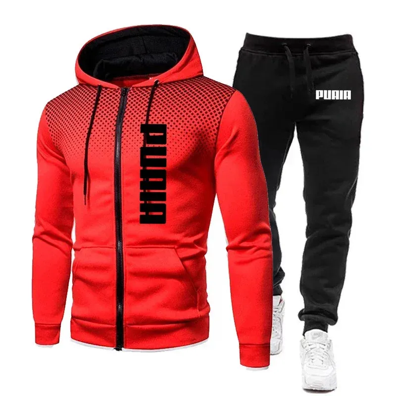 Men's Sports Fitness Wear Thin Section Breathable Hoodie or Sports Pants Breathable