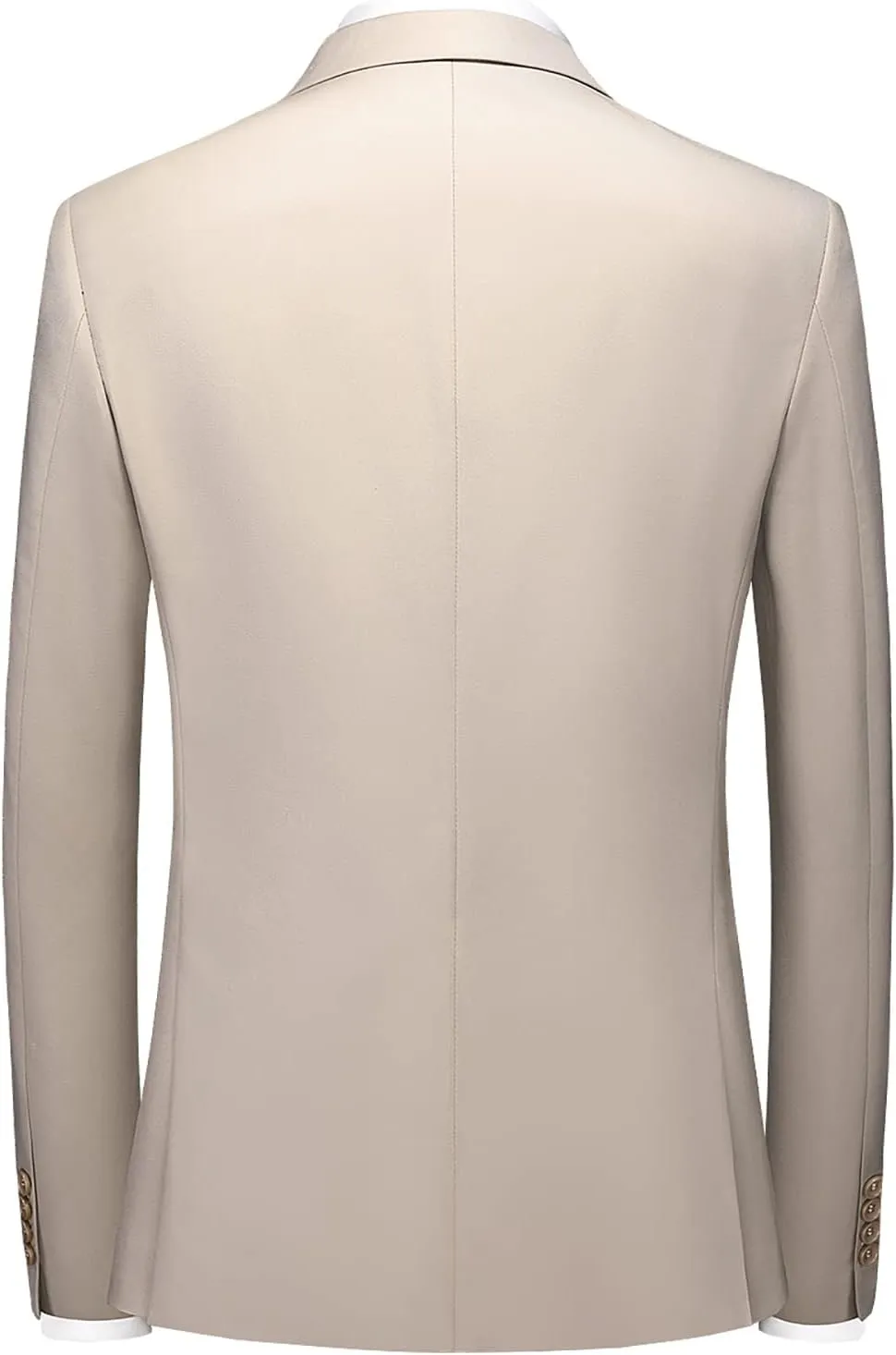 Men's Suits 3 Piece Slim Fit Suit One Button Solid Suit Blazer Jacket Vest Pants Set