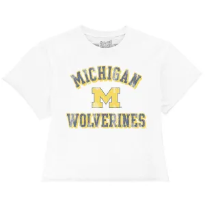 Michigan Wolverines 100% Cotton Crop Slub Tee