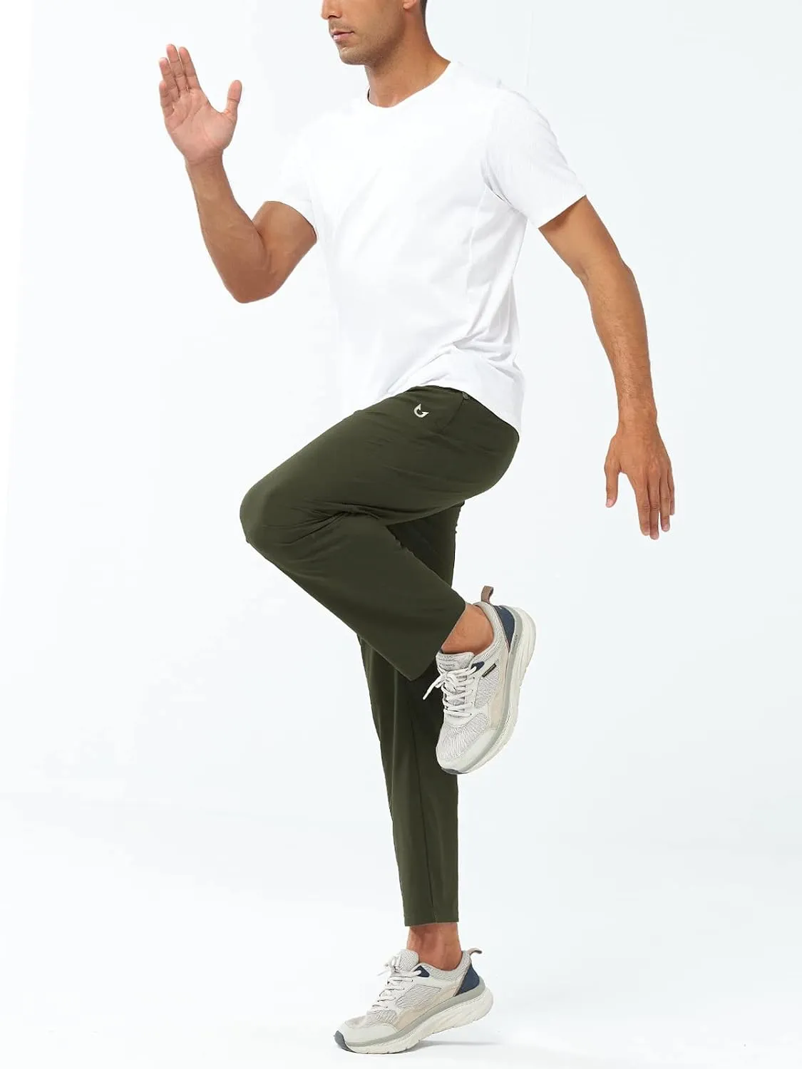 NORTHYARD Men's Athletic Pants Running Workout Joggers Lightweight Gym Jogging Track Casual Sweatpants with Zipper Pockets