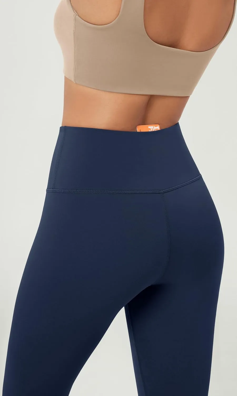 ODODOS Body-Hugging Workout Leggings with Back Pocket for Women, 25" /28" High Waist Yoga Pants
