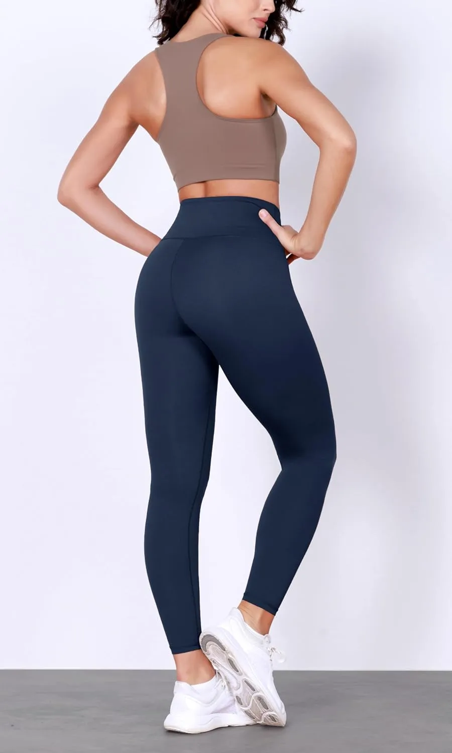 ODODOS Body-Hugging Workout Leggings with Back Pocket for Women, 25" /28" High Waist Yoga Pants