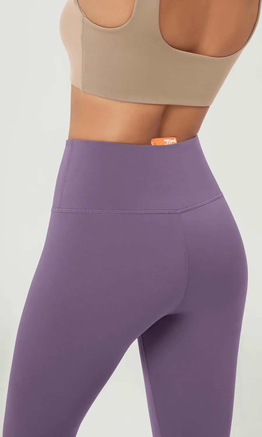 ODODOS Body-Hugging Workout Leggings with Back Pocket for Women, 25" /28" High Waist Yoga Pants