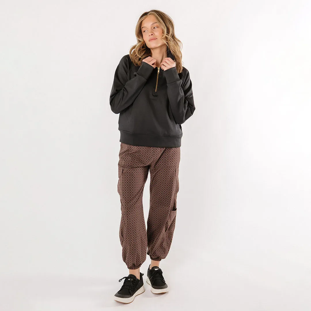 Oxford Zip-Up, Black