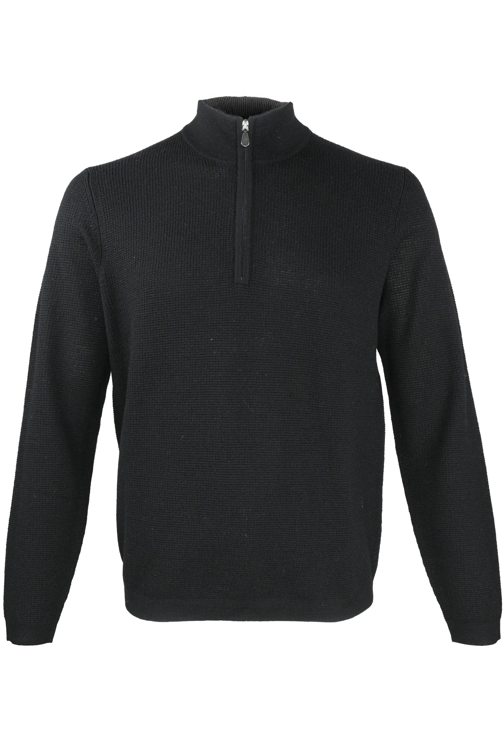 Raffi "The Ian" Waffle Sweater Black