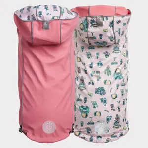 Reversible Dog Raincoat | Pink Fiesta