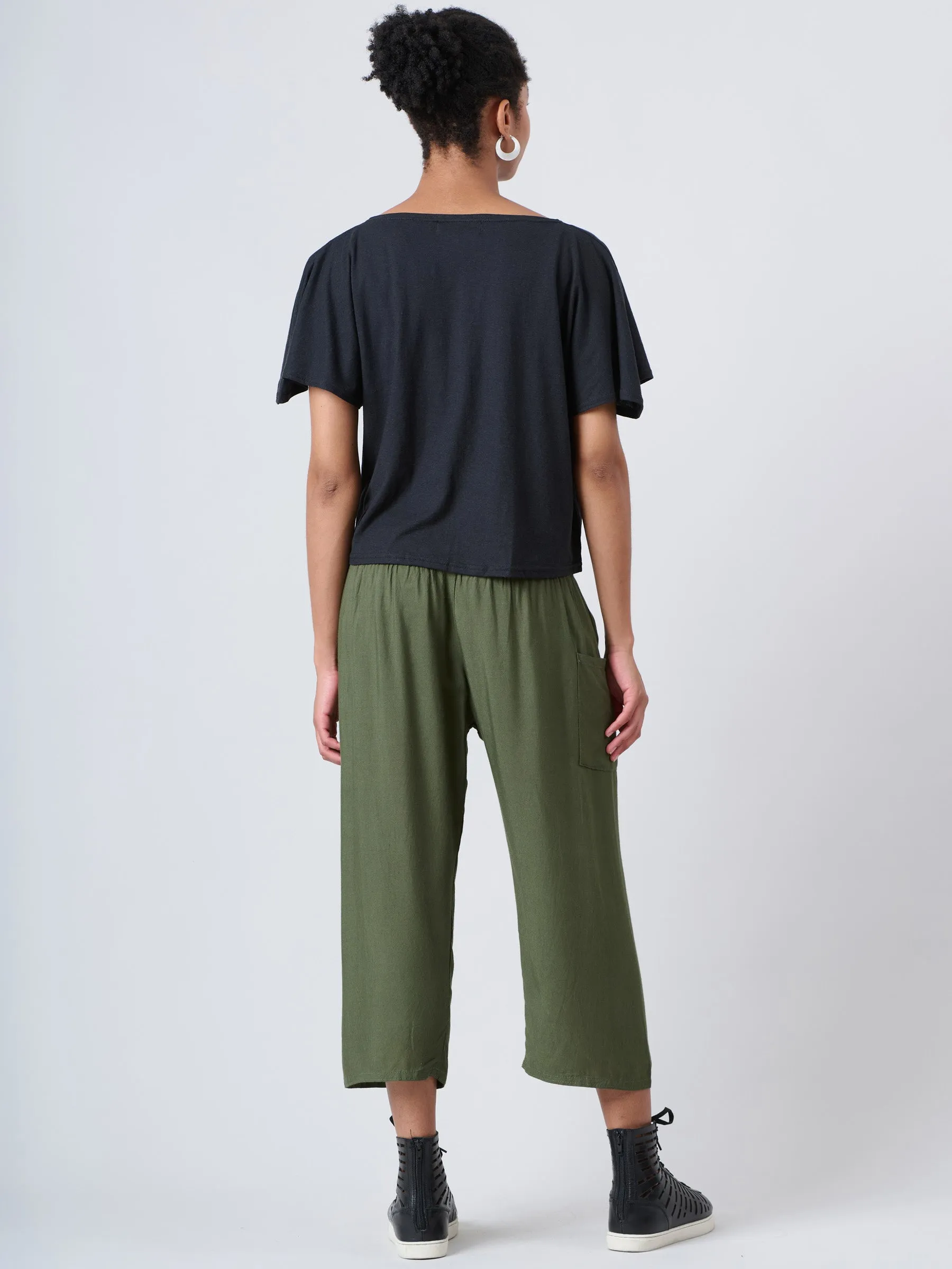The Cropped  - Plain Colour - Superior Rayon Fabric