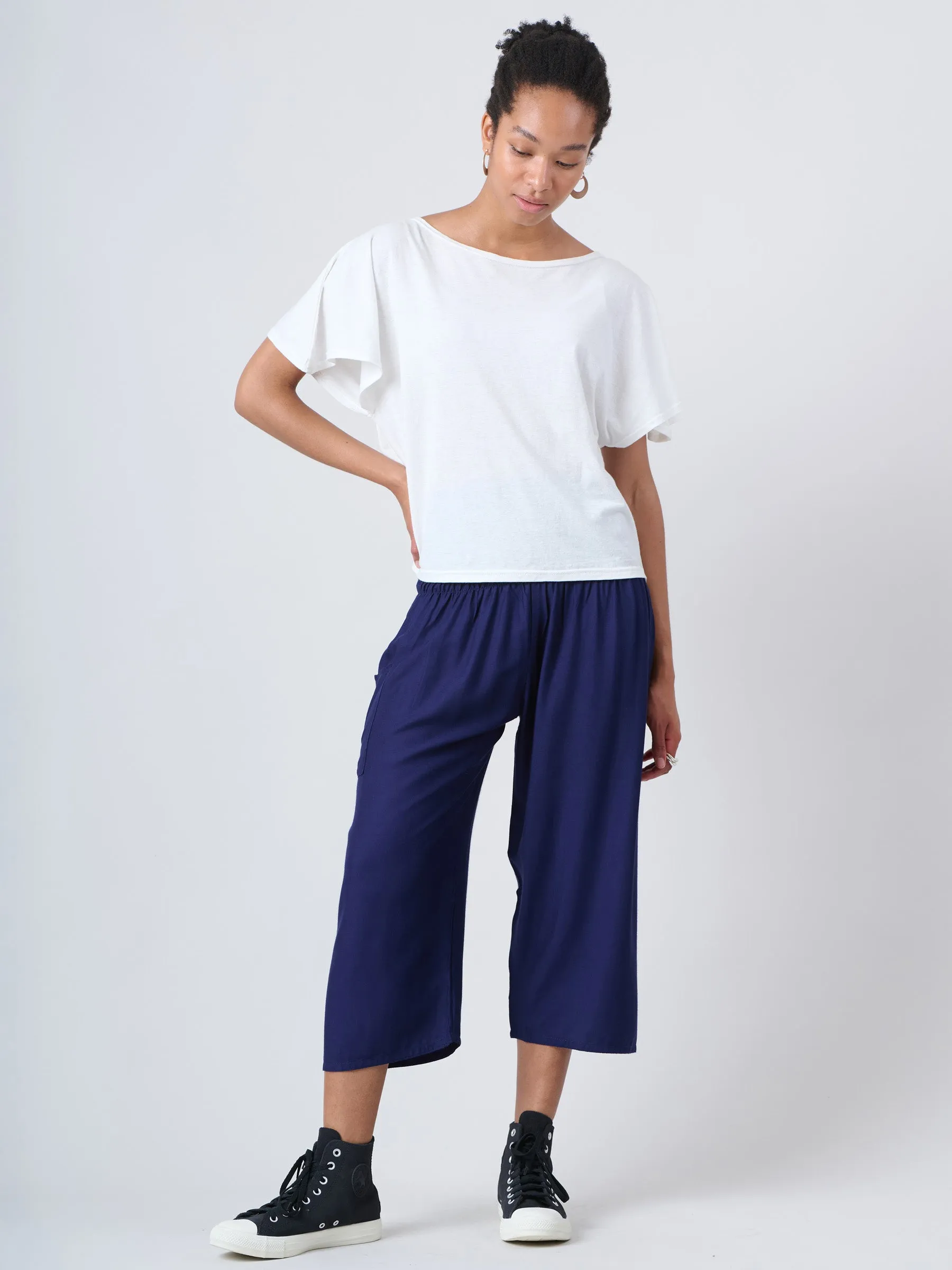 The Cropped  - Plain Colour - Superior Rayon Fabric
