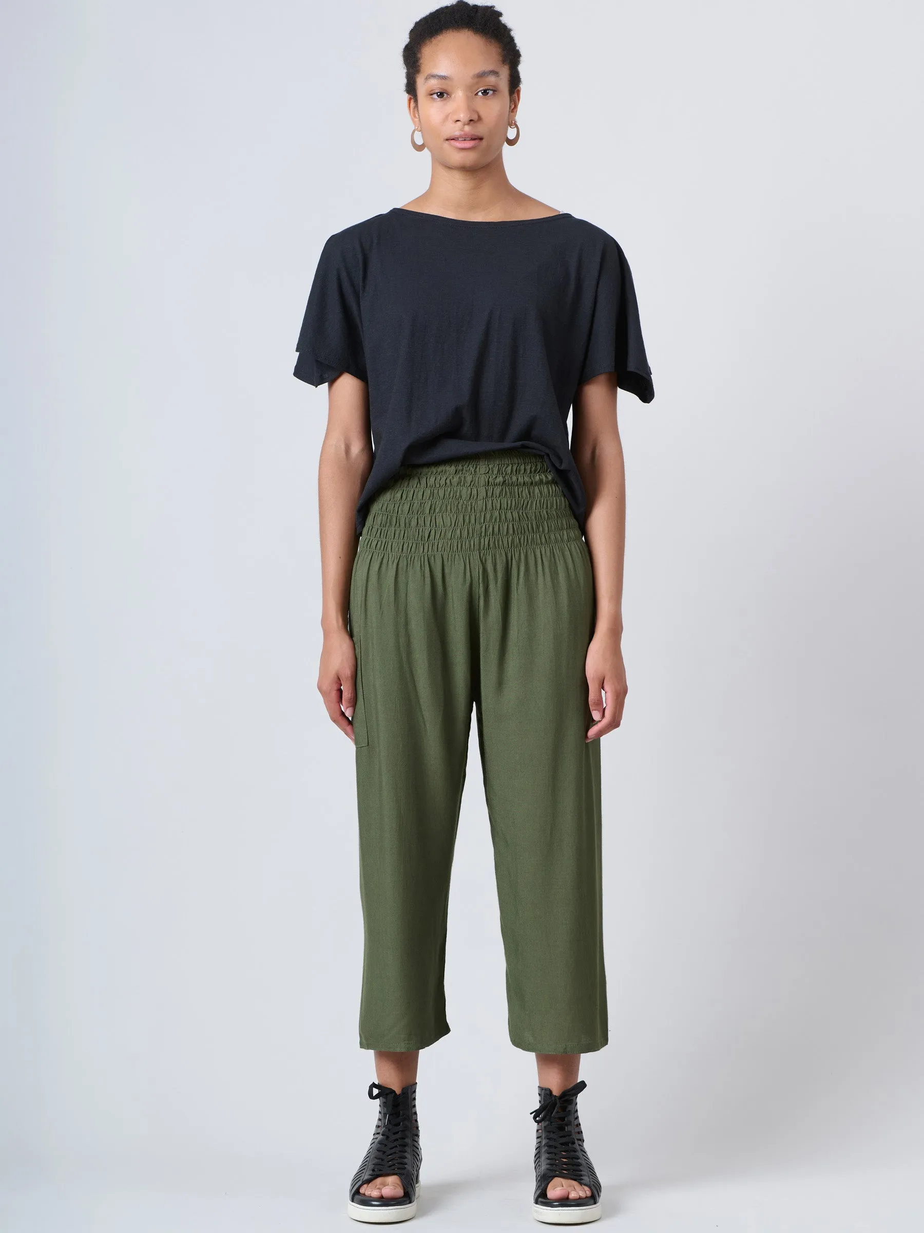 The Cropped  - Plain Colour - Superior Rayon Fabric