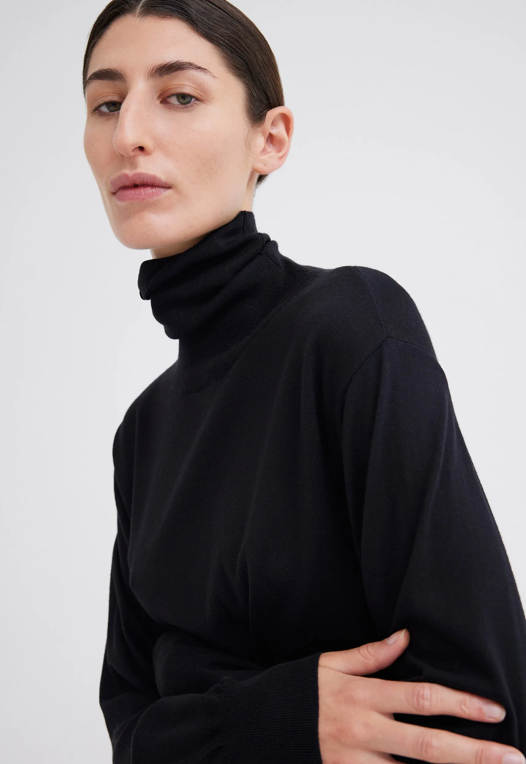 Vermont Merino Wool Sweater - Black