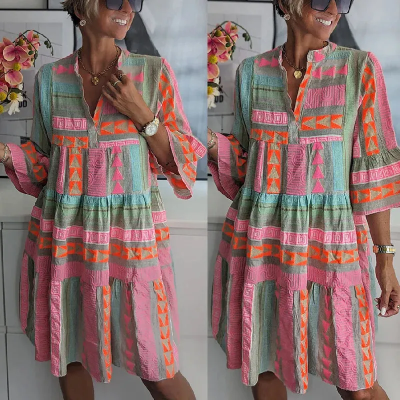 Vyanna | Elegant Spring Midi Dress