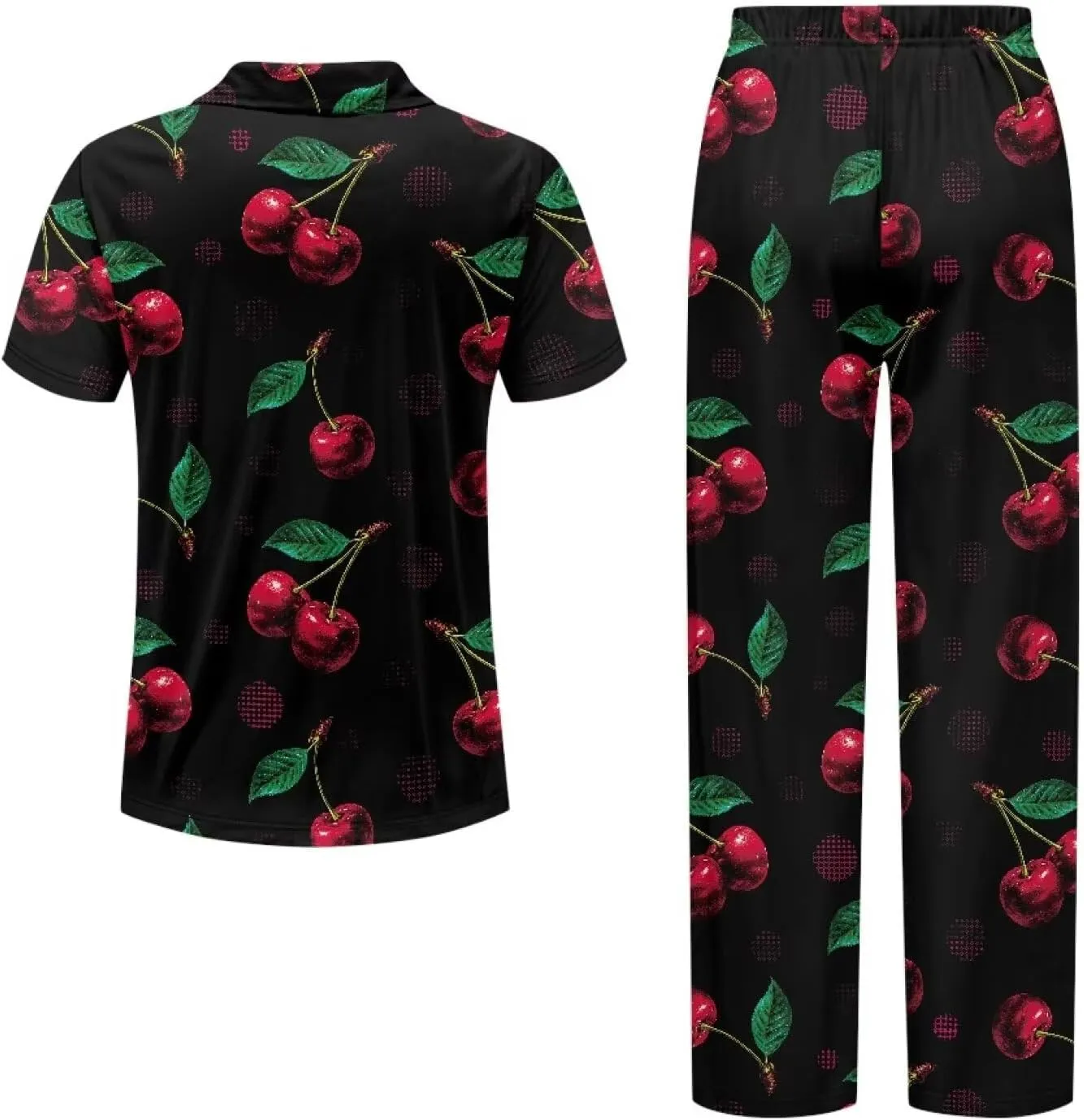 Women Pajamas Sets 2 Piece Short Sleeve Sleepwear Button Down Nightwear with Long Pants Soft Pjs Lounge Set S-XXL