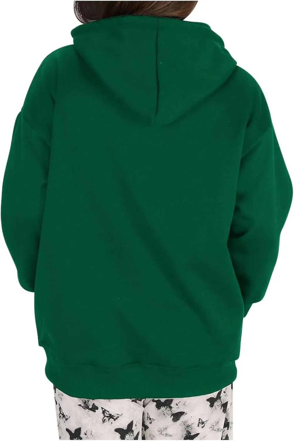 Women's 2024 Fall Oversized Hoodies Long Sleeve Pullover Sweatshirt Trendy Y2k Outfits Preppy Clothes with Pocket