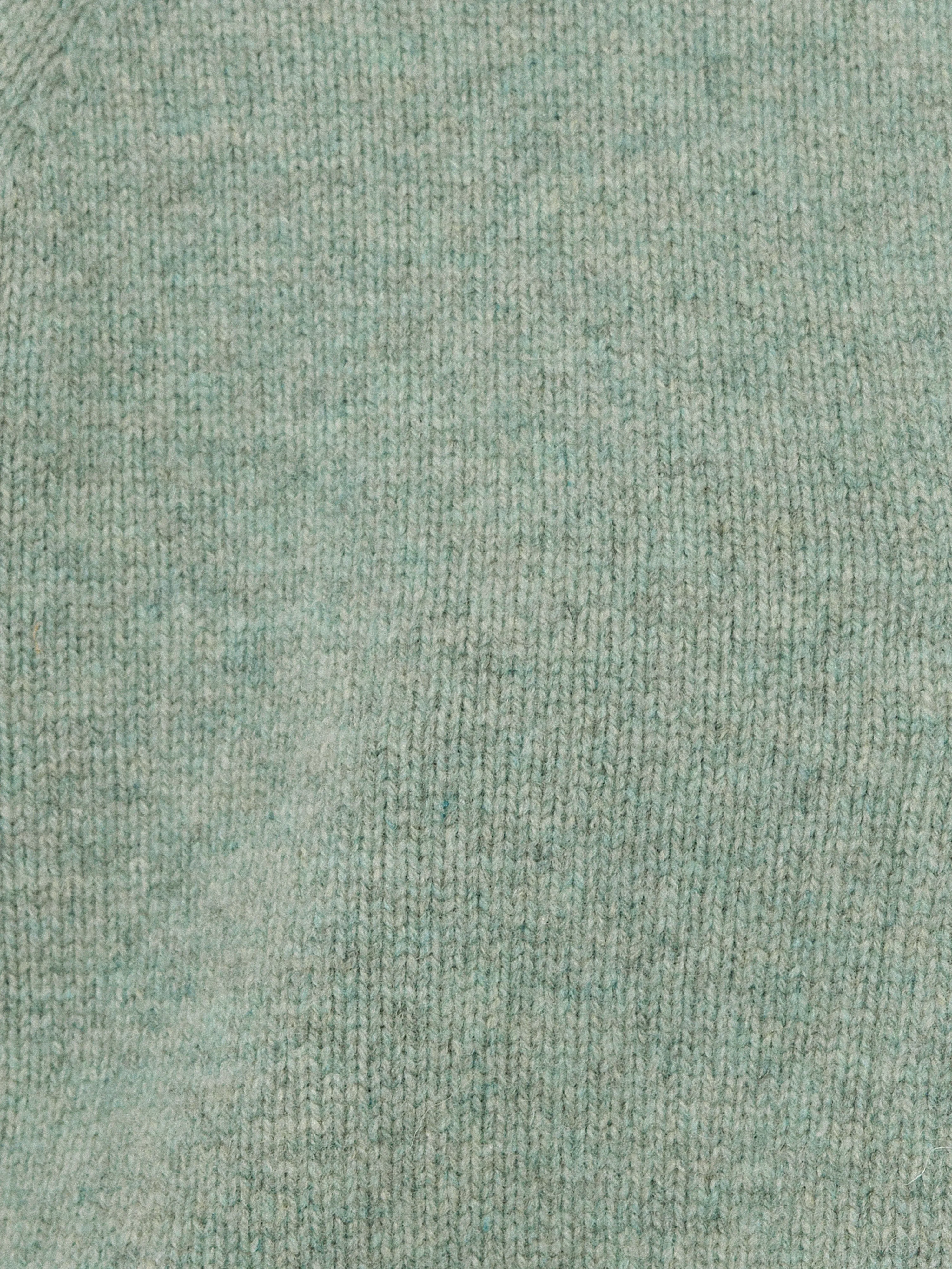 Wool Cropped Cardigan | Mint