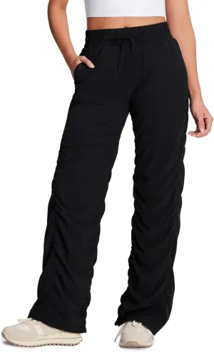 Yogipace Women's 25"/28"/31"/34" Dance Studio Lined Pants Lightweight Wrinkle Free Hiking Travel Pant